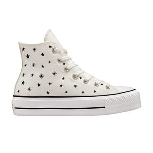 Chuck Taylor All Star Lift Platform High 'Embroidered Stars - Egret'